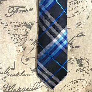 Geoffrey Beene Tie - Blue Plaid